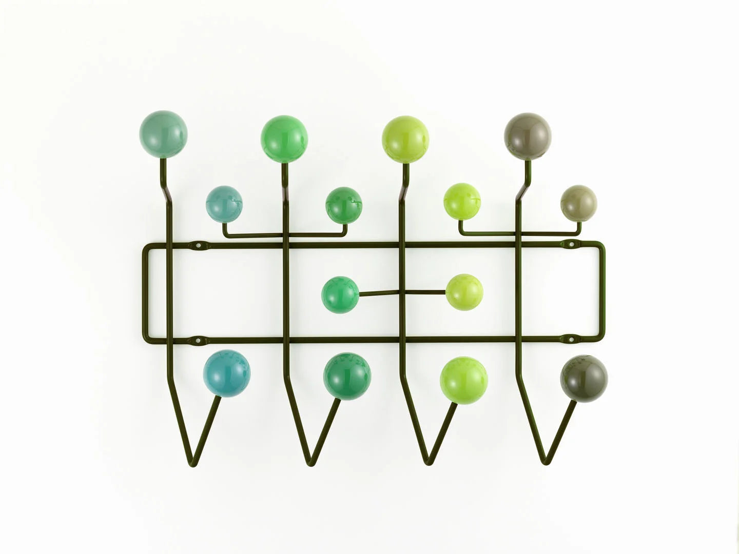 vitra Eames kapstok ’hang it all’ - groen