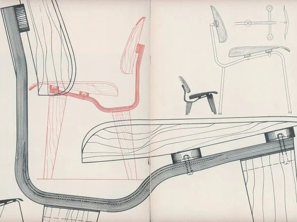 vitra Eames lounge chair Plywood Group LCM - calf’s skin