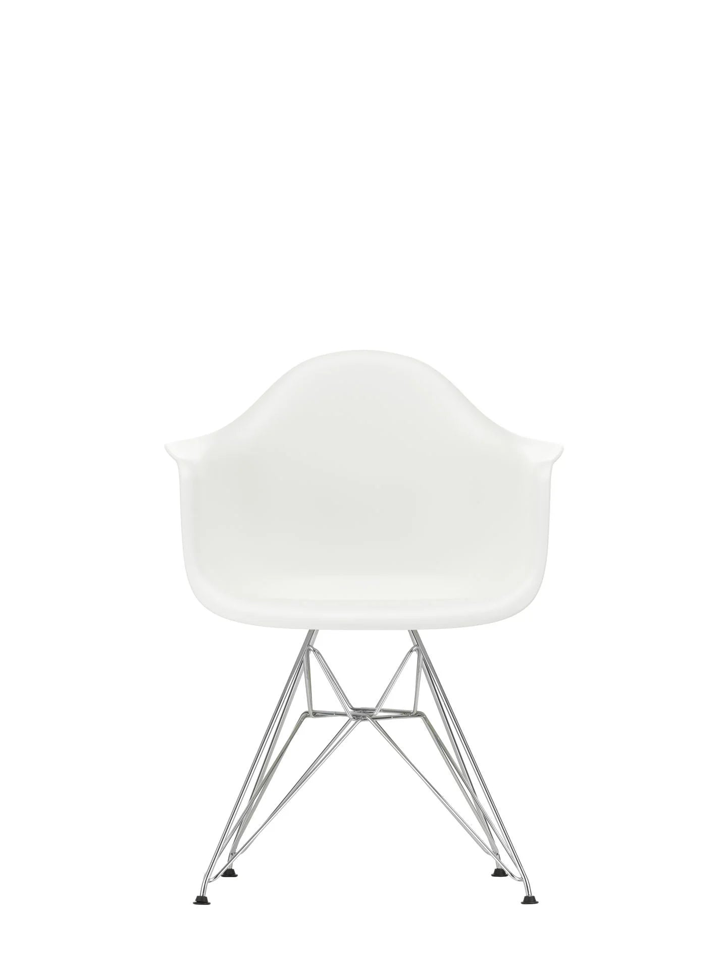 vitra Eames Plastic Armchair DAR RE - verchroomd onderstel