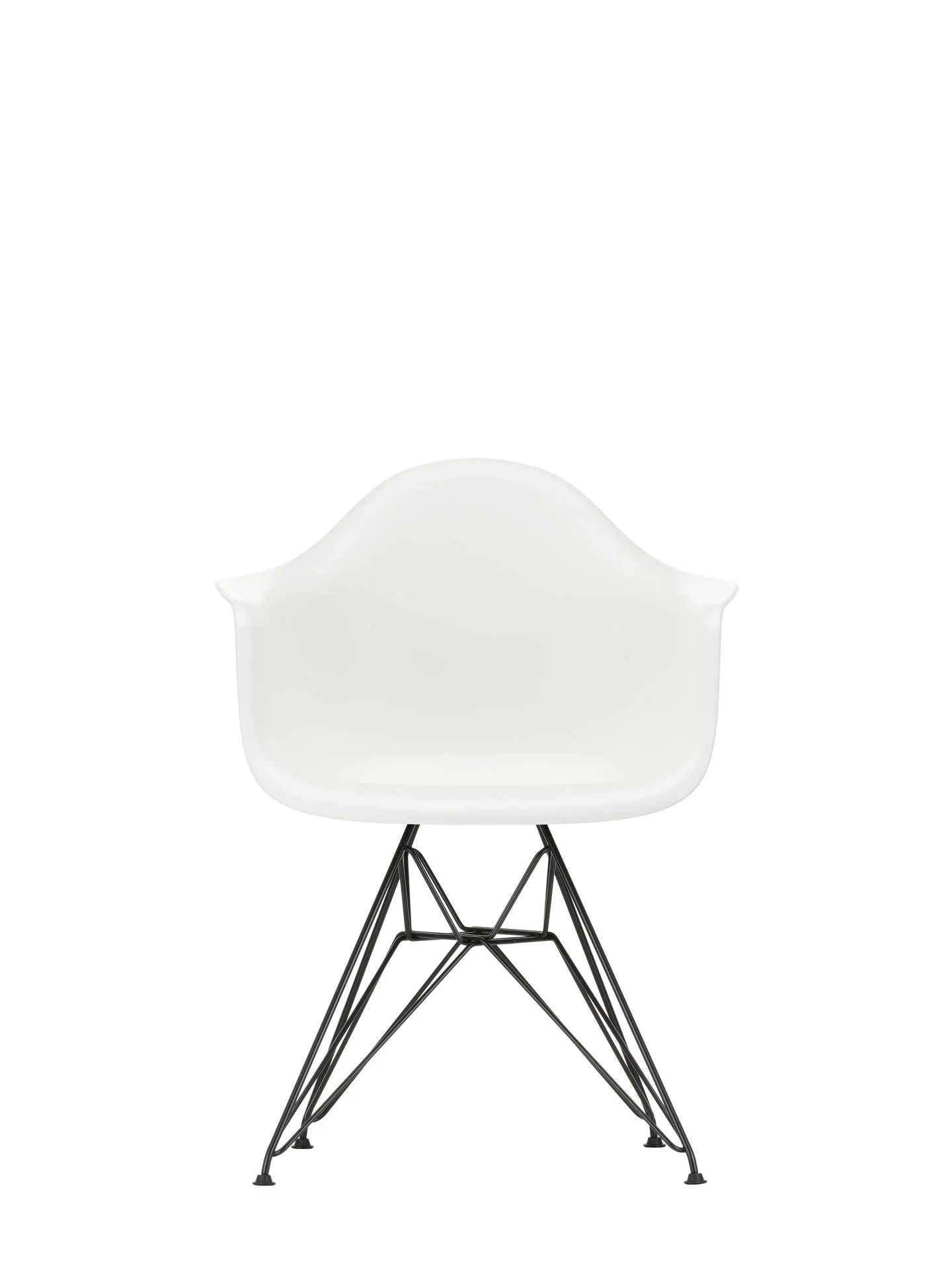 vitra Eames Plastic Armchair DAR RE - zwart onderstel