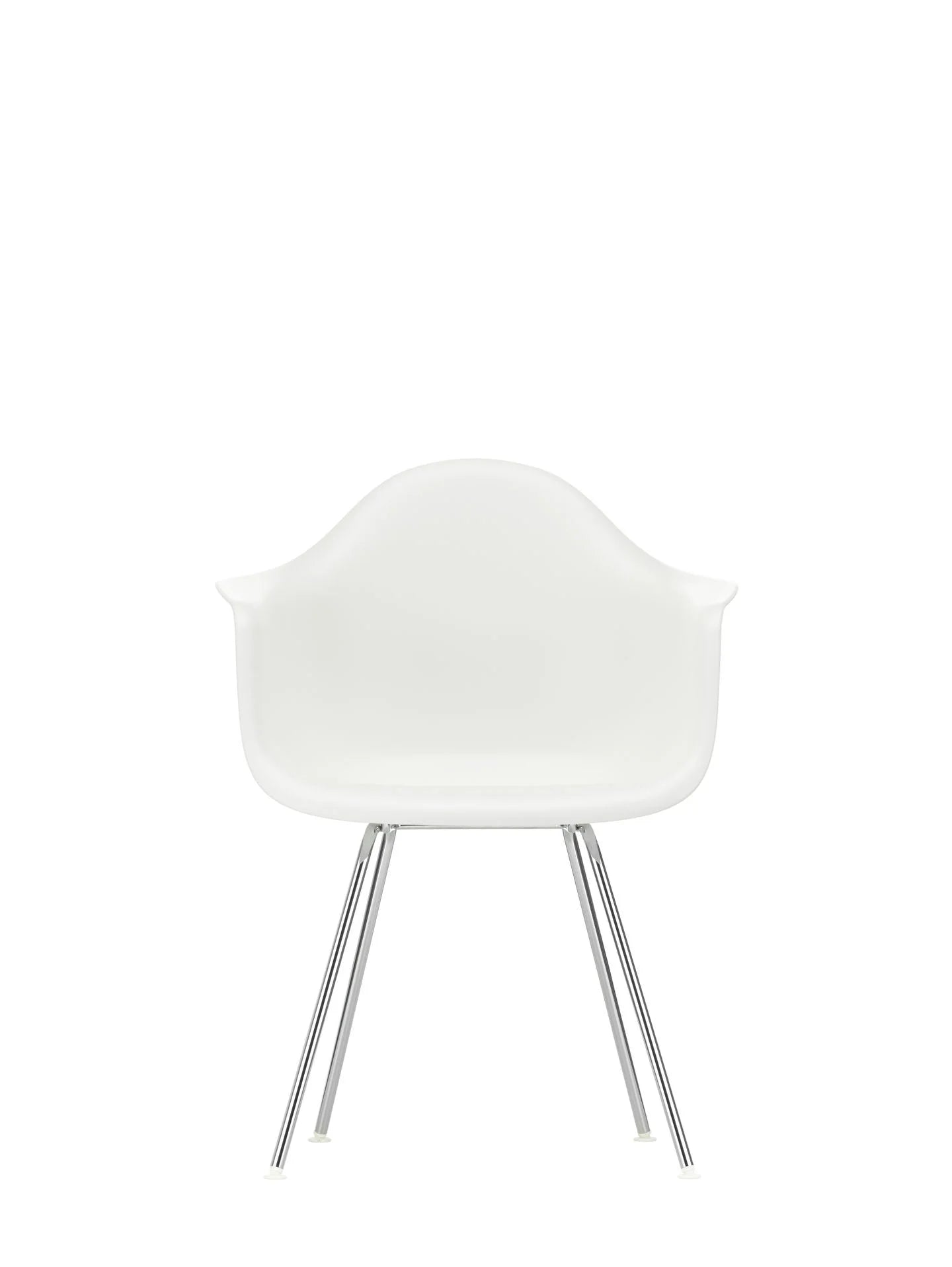 vitra Eames Plastic Armchair DAX RE - verchroomd onderstel