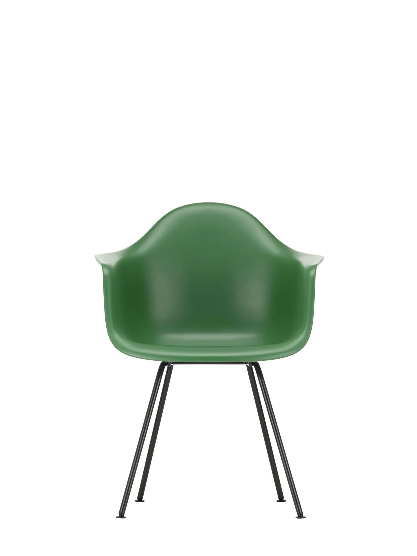 vitra Eames Plastic Armchair DAX RE - zwart onderstel - Emerald RE