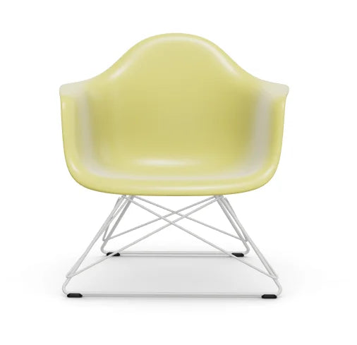 vitra Eames Plastic Armchair LAR RE - wit onderstel - citron RE
