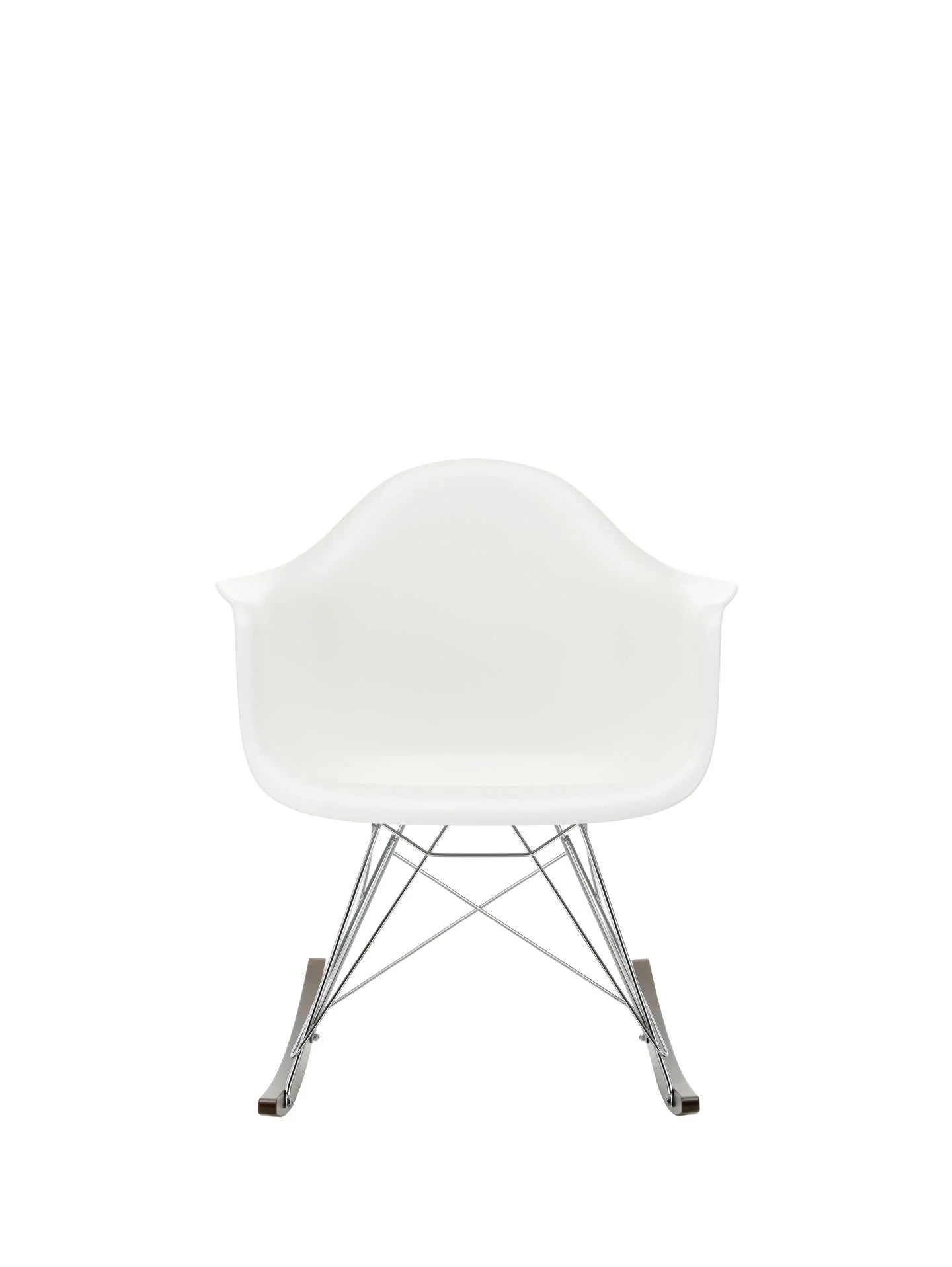 vitra Eames Plastic Armchair RAR RE - verchroomd & esdoorn donker onderstel