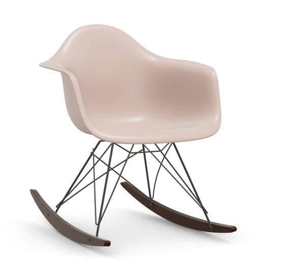 vitra Eames Plastic Armchair RAR RE - zwart & esdoorn donker onderstel - pale rose RE