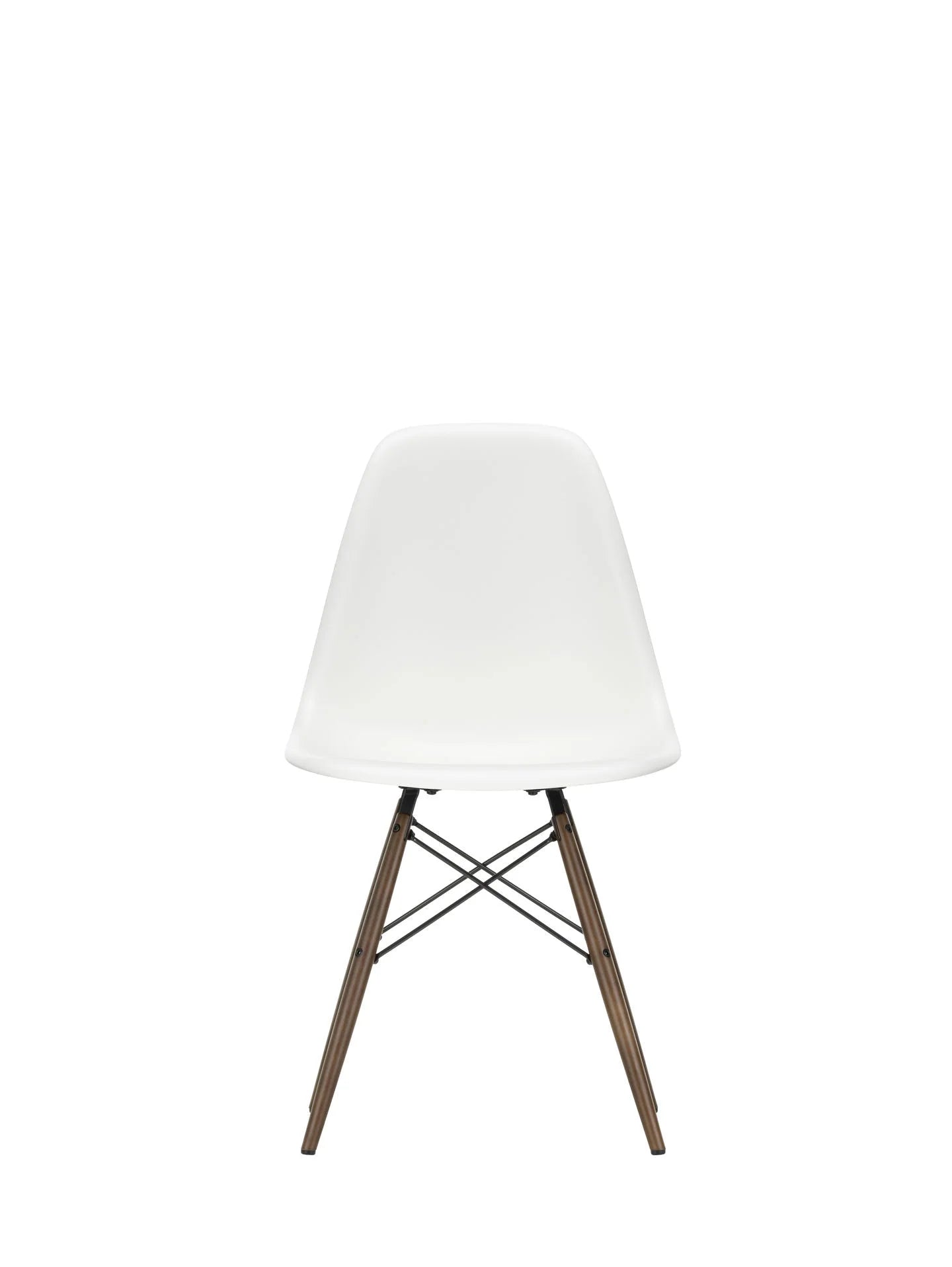 vitra Eames Plastic chair DSW RE - esdoorn donker onderstel