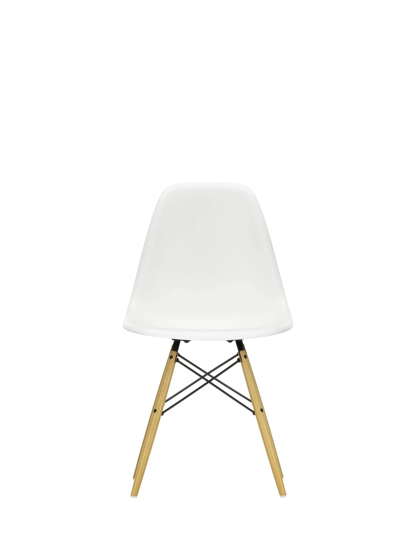 vitra Eames Plastic chair DSW RE - esdoorn licht onderstel