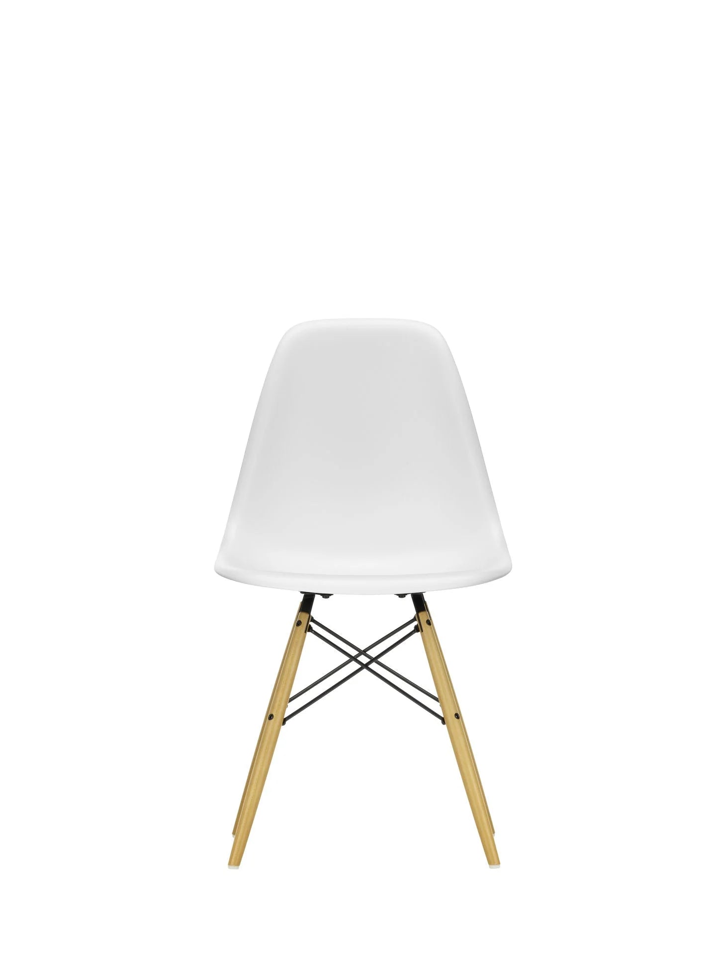 vitra Eames Plastic chair DSW RE - esdoorn licht onderstel