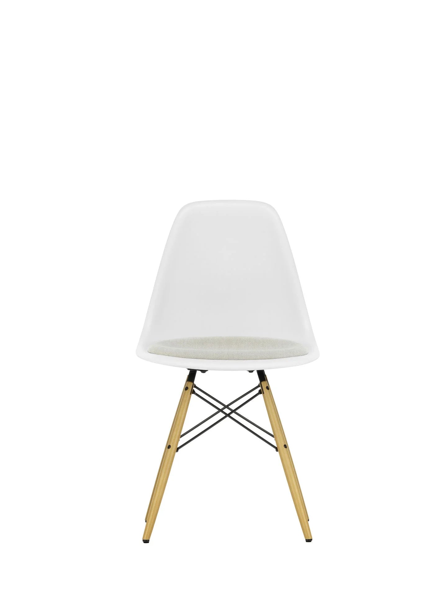 vitra Eames Plastic chair DSW RE - esdoorn licht onderstel