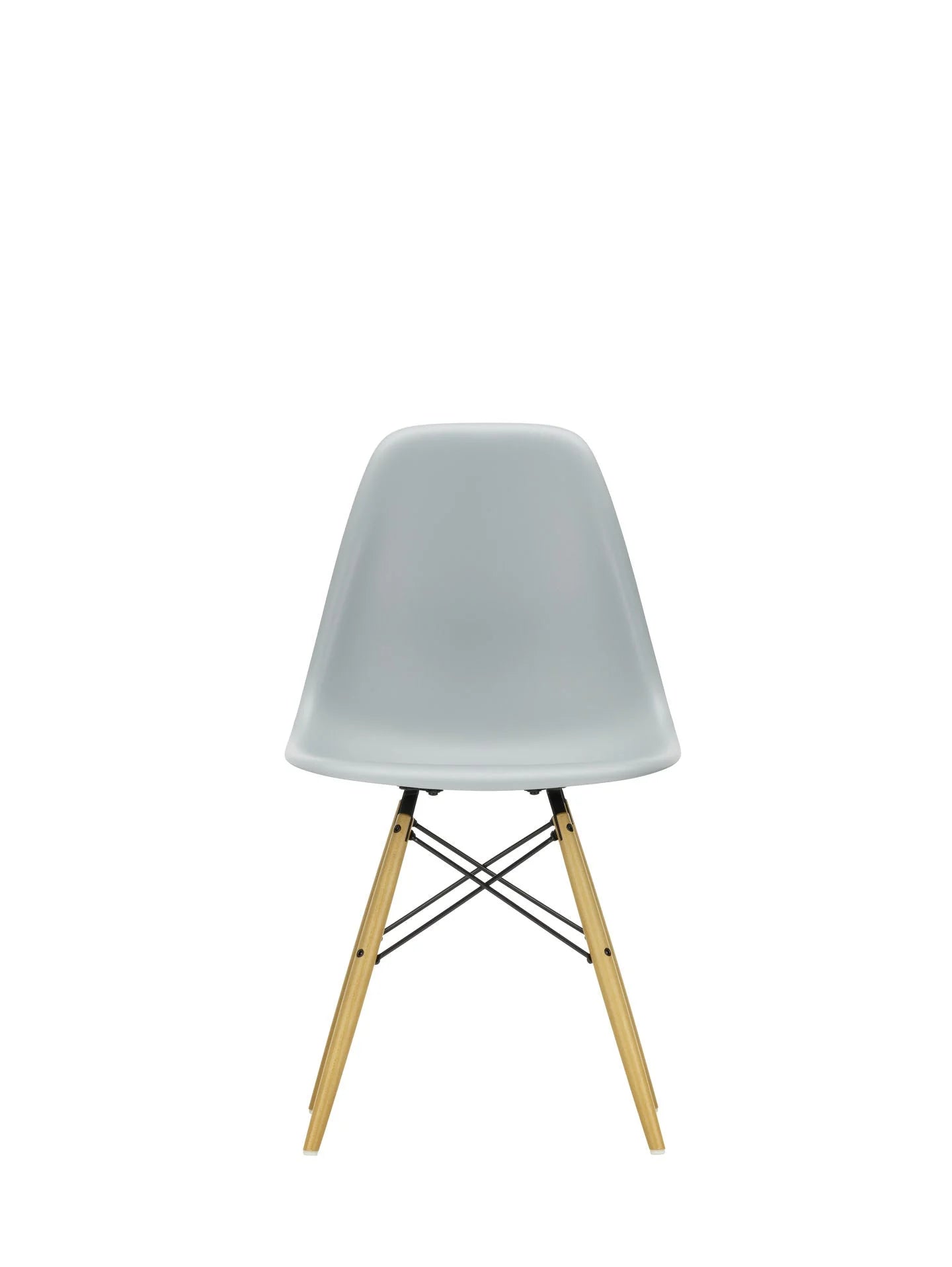 vitra Eames Plastic chair DSW RE - esdoorn licht onderstel - Light Grey RE