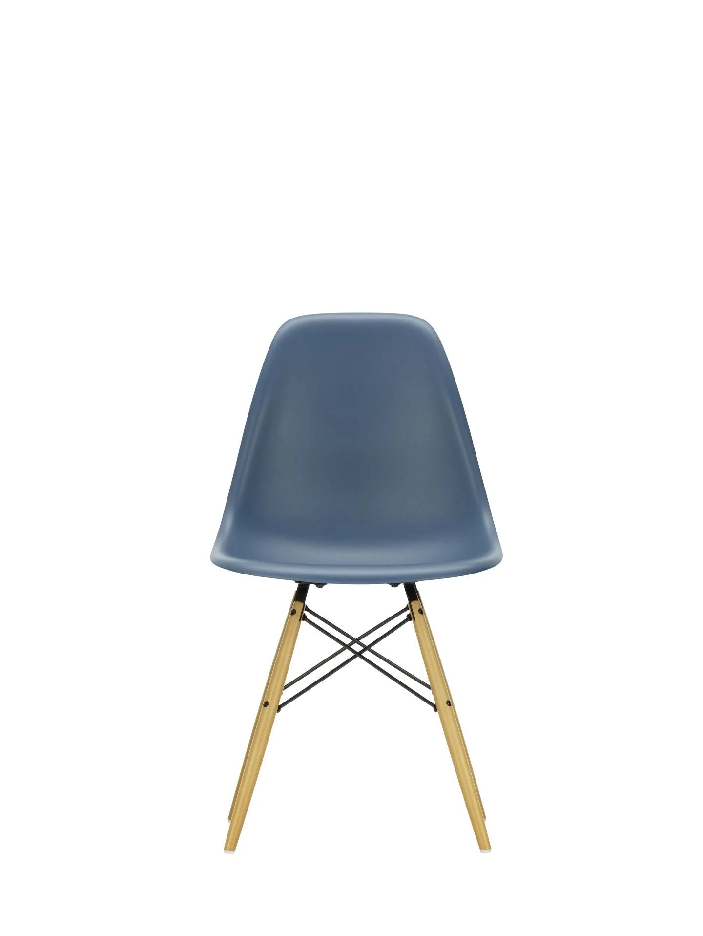vitra Eames Plastic chair DSW RE - esdoorn licht onderstel - sea blue RE