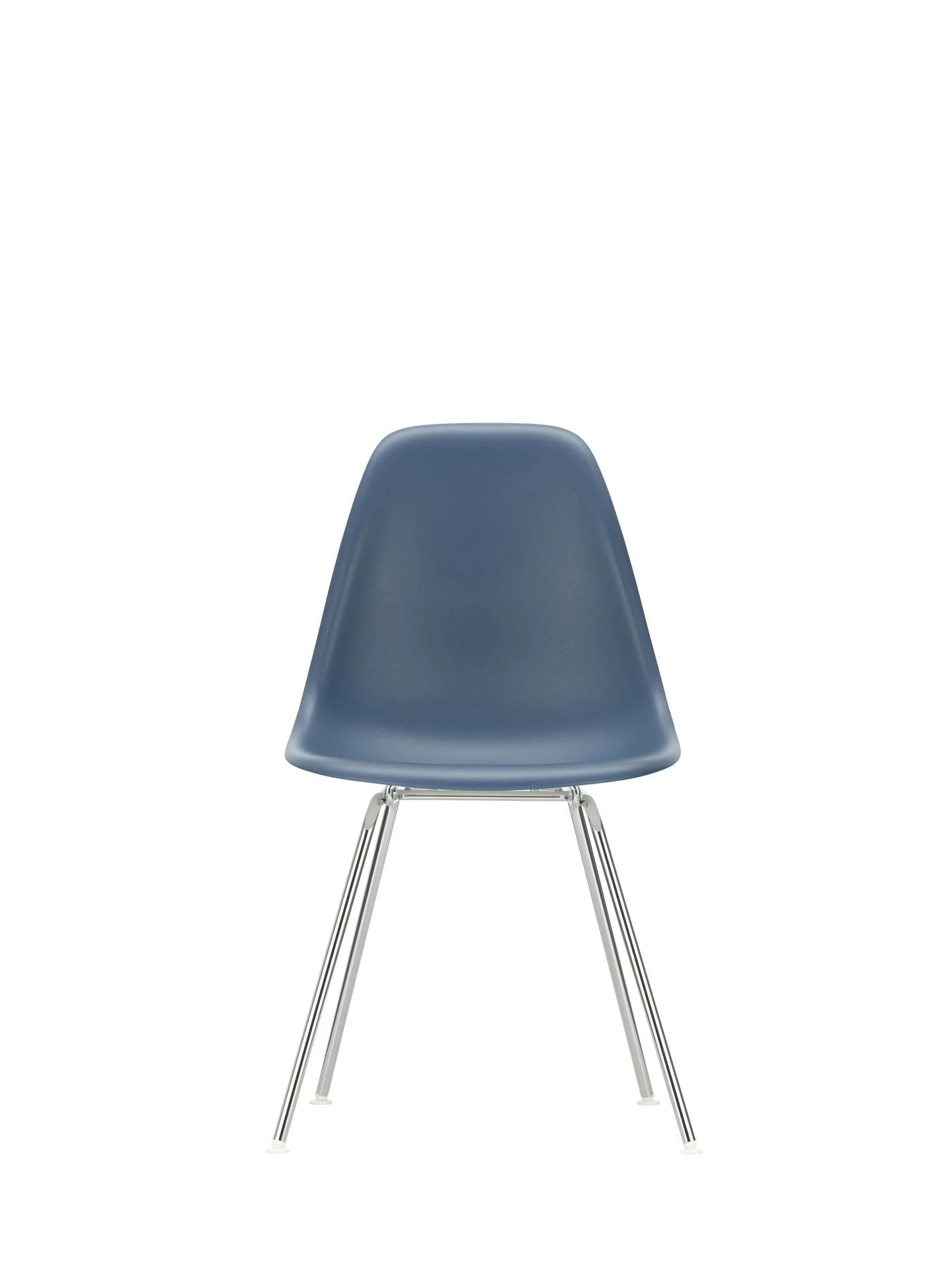 vitra Eames Plastic chair DSX RE - verchroomd onderstel - sea blue RE