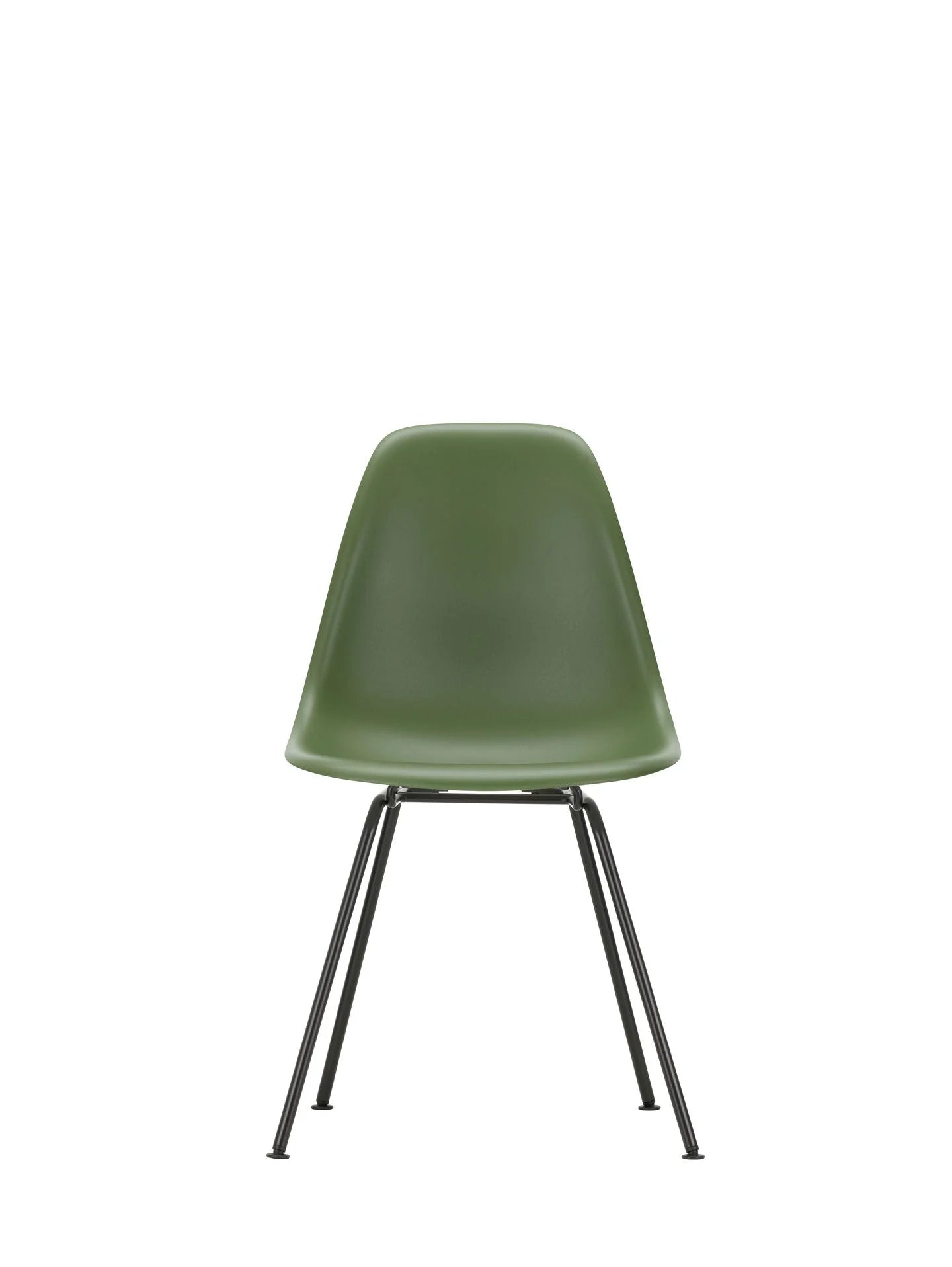 vitra Eames Plastic chair DSX RE - zwart onderstel - forest green RE