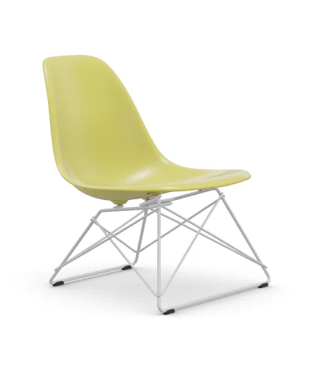vitra Eames Plastic Side chair LSR RE - wit onderstel