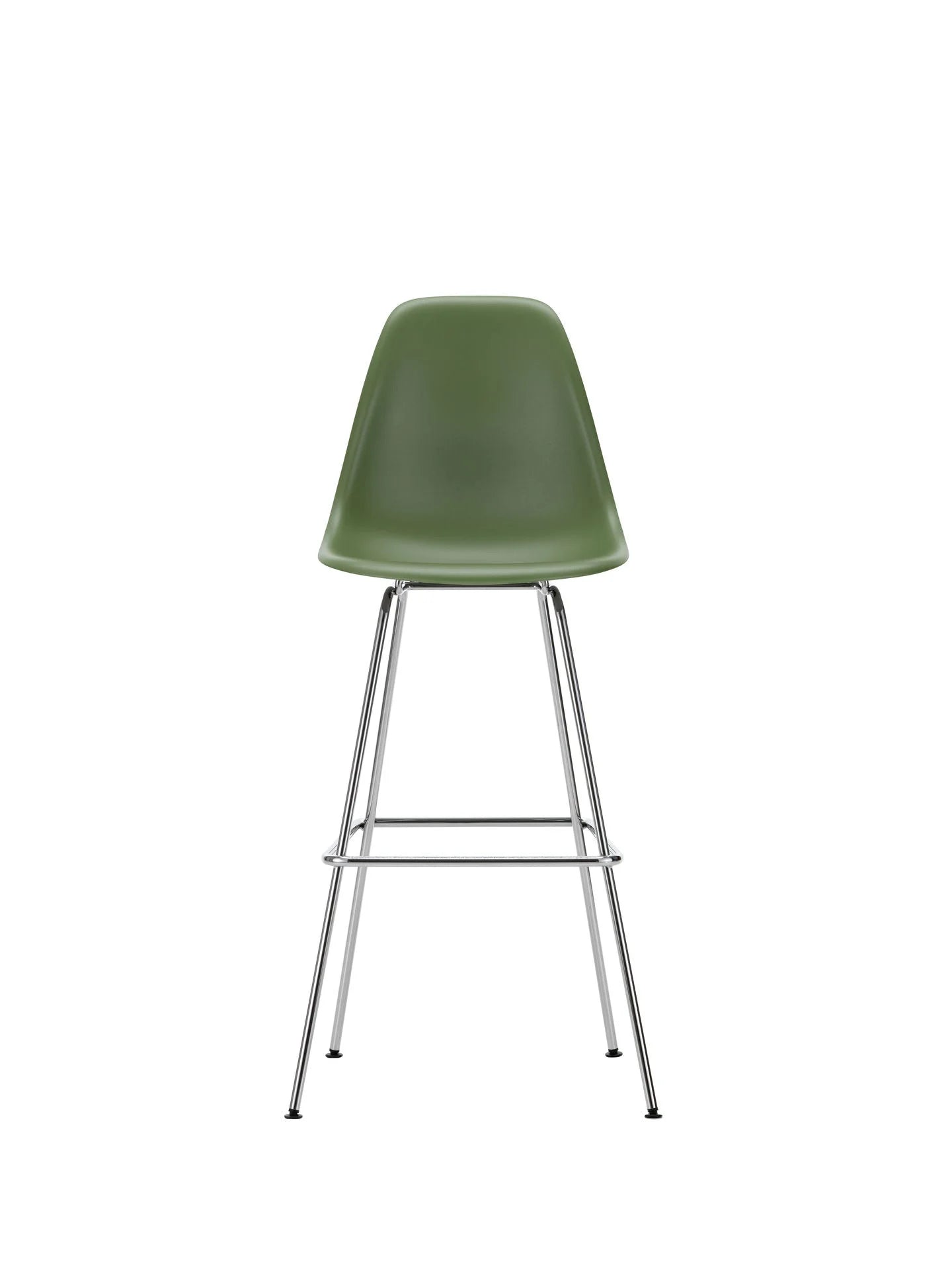 vitra Eames Plastic Stool RE high - chroom onderstel