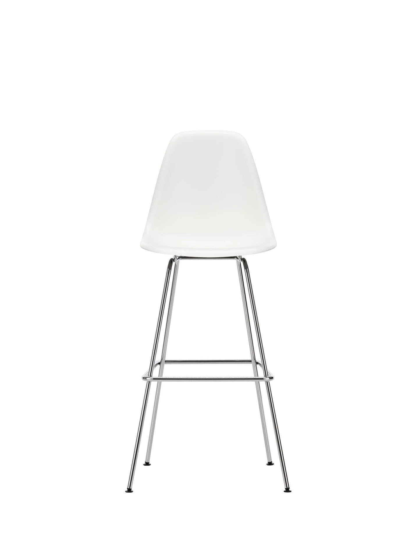vitra Eames Plastic Stool RE high - chroom onderstel
