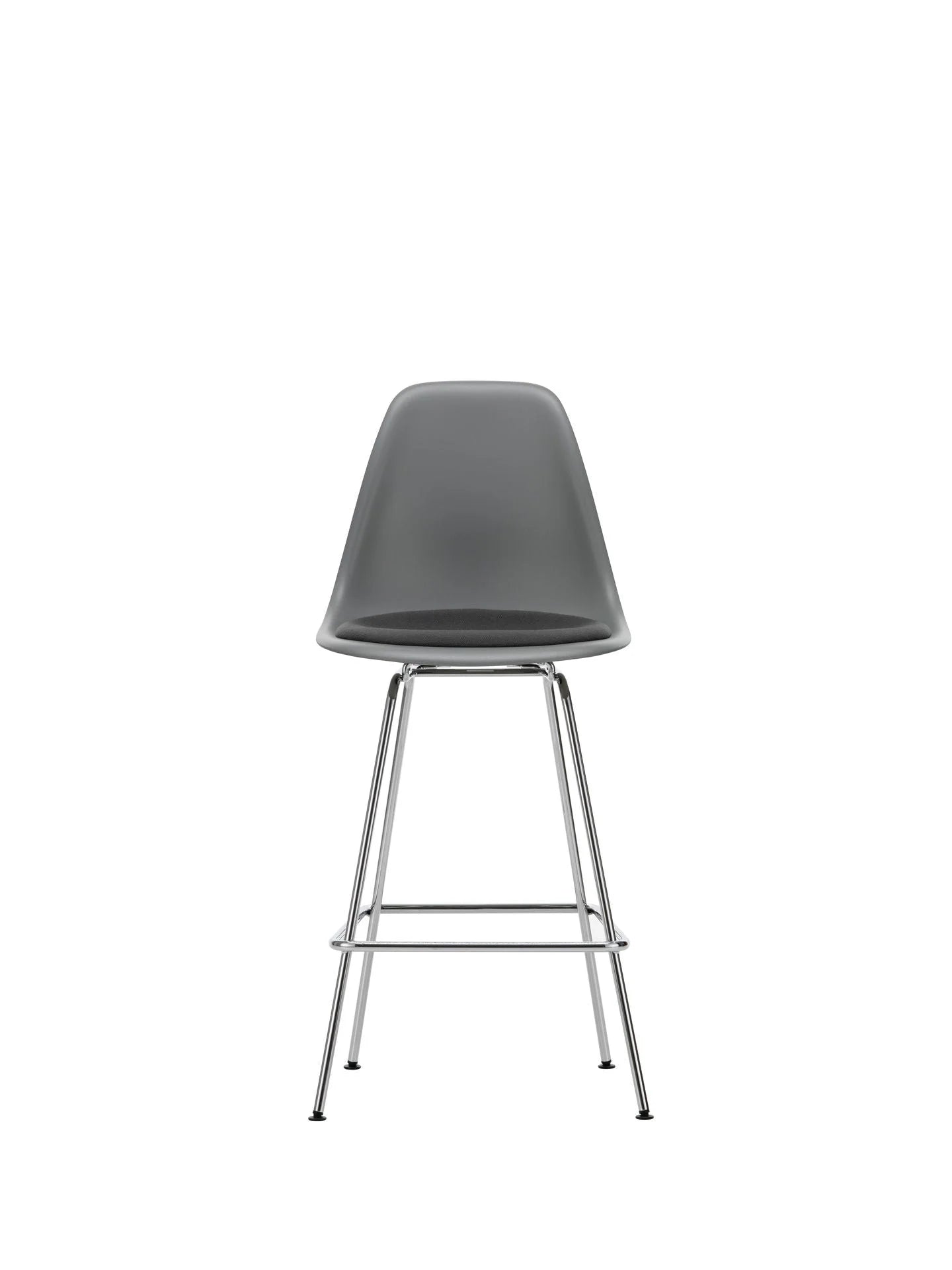 vitra Eames Plastic Stool RE medium - chroom onderstel