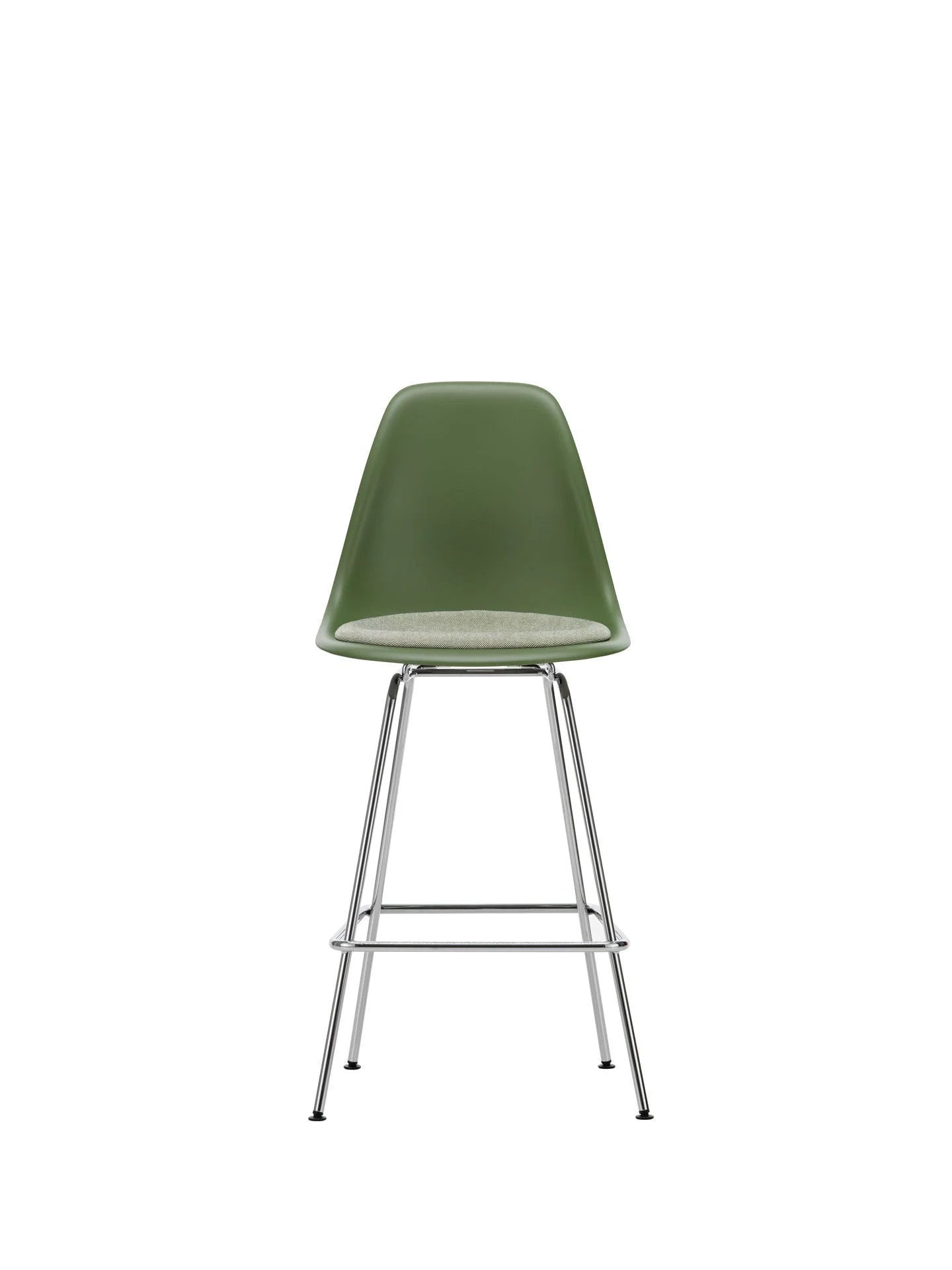 vitra Eames Plastic Stool RE medium - chroom onderstel