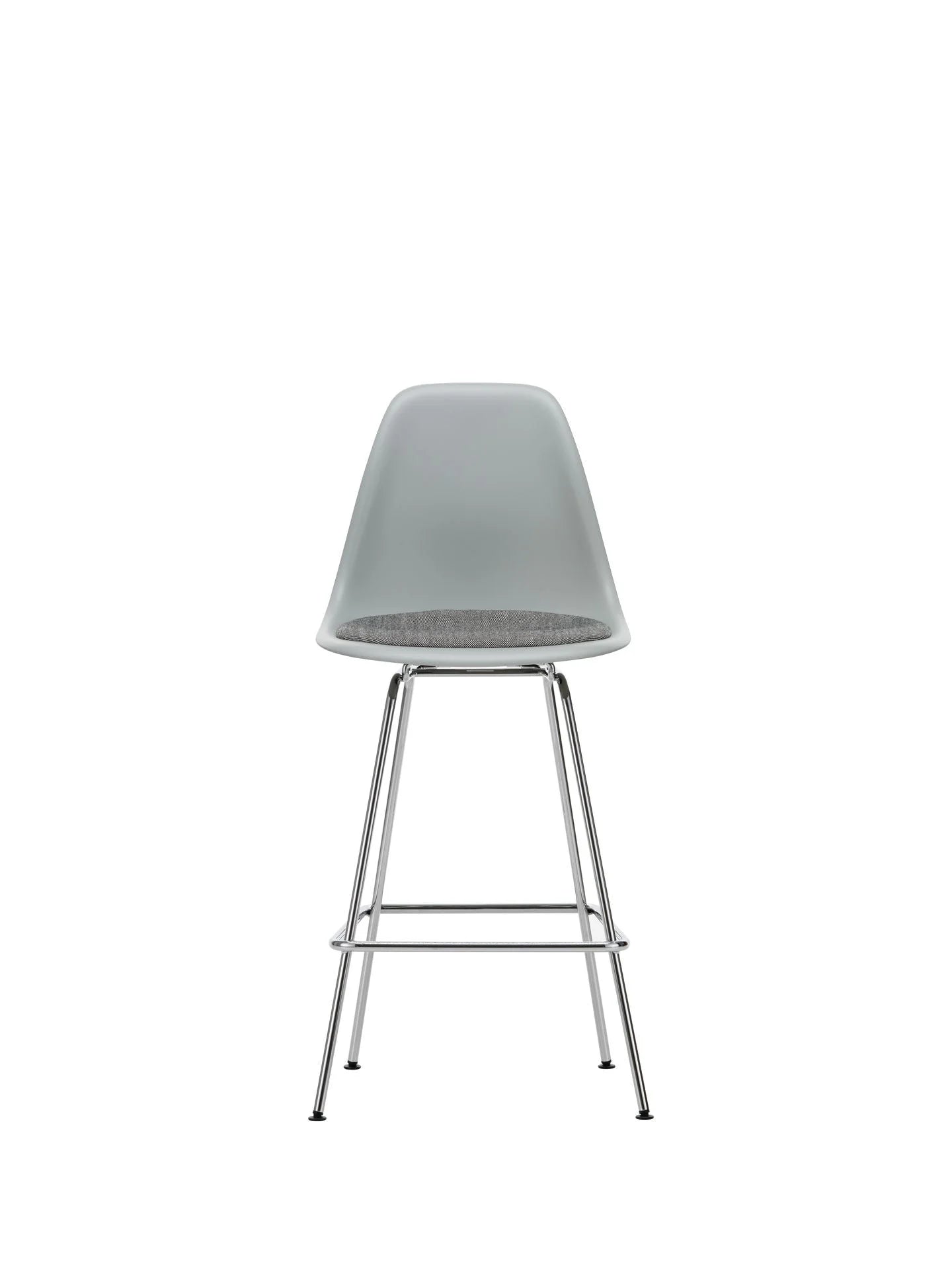 vitra Eames Plastic Stool RE medium - chroom onderstel