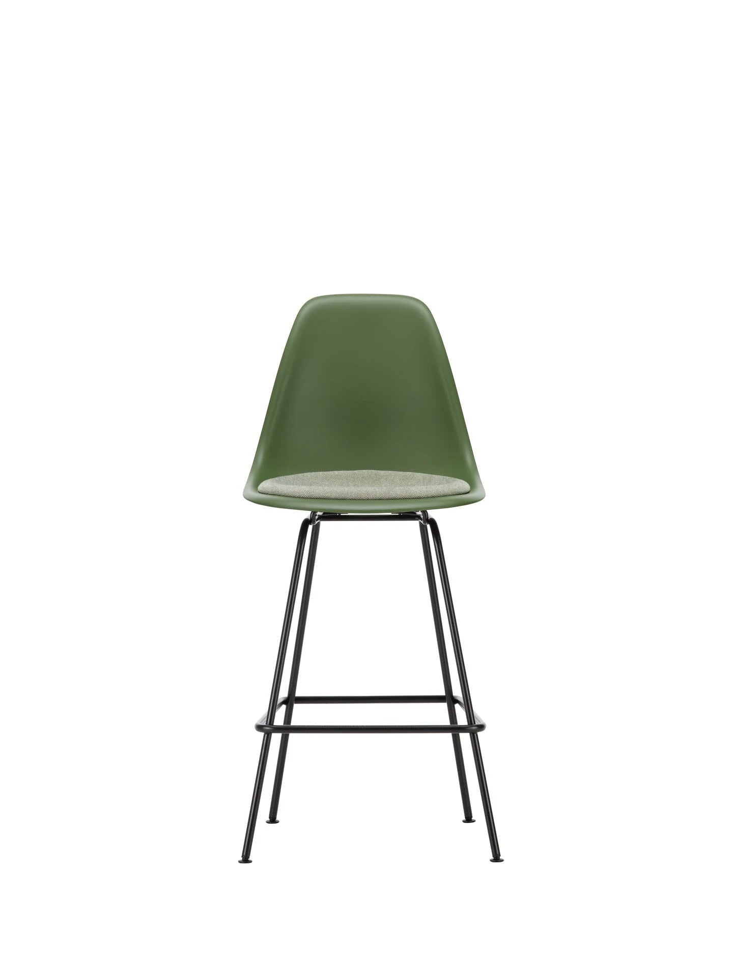 vitra Eames Plastic Stool RE medium - zwart onderstel