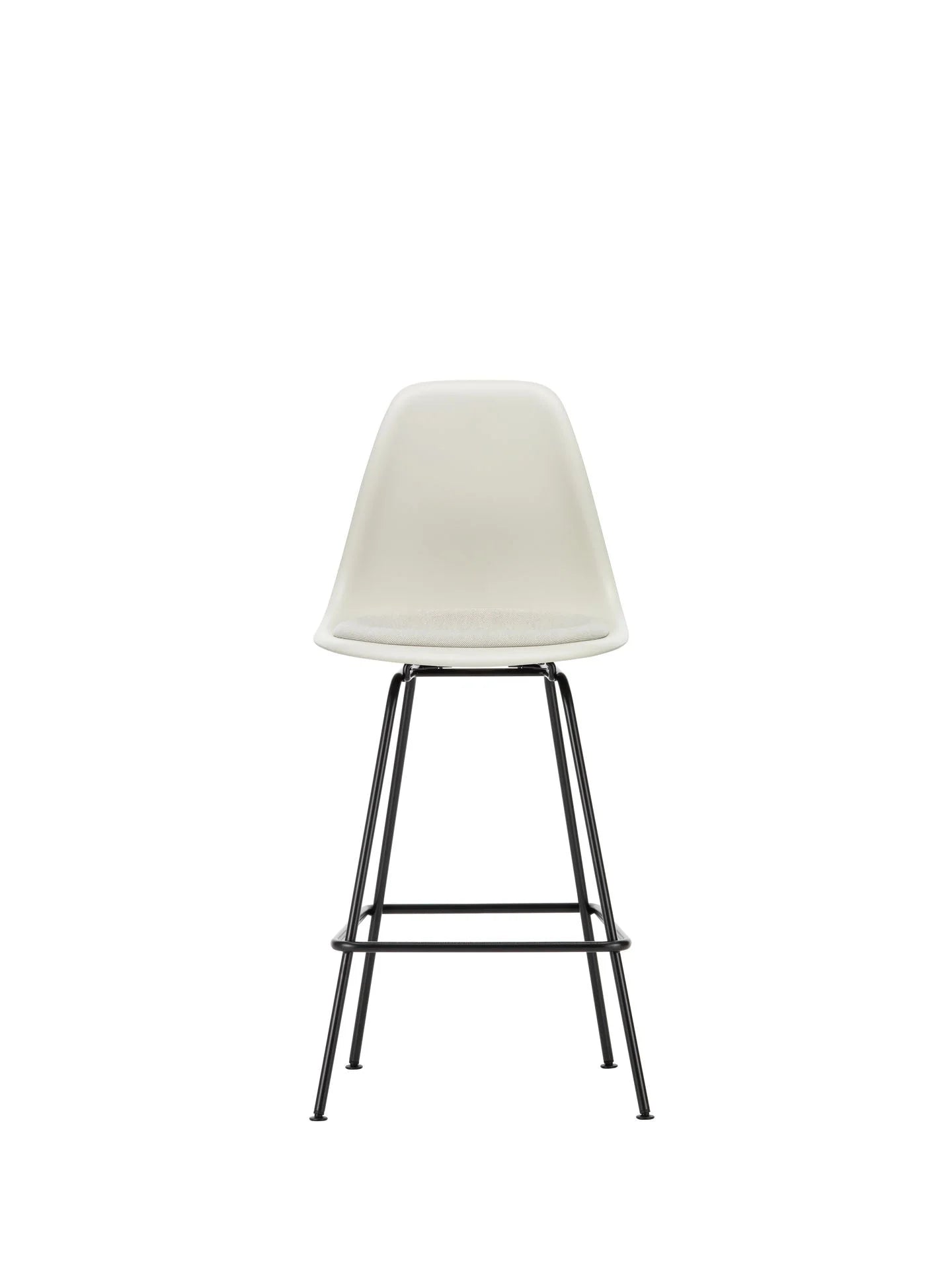 vitra Eames Plastic Stool RE medium - zwart onderstel