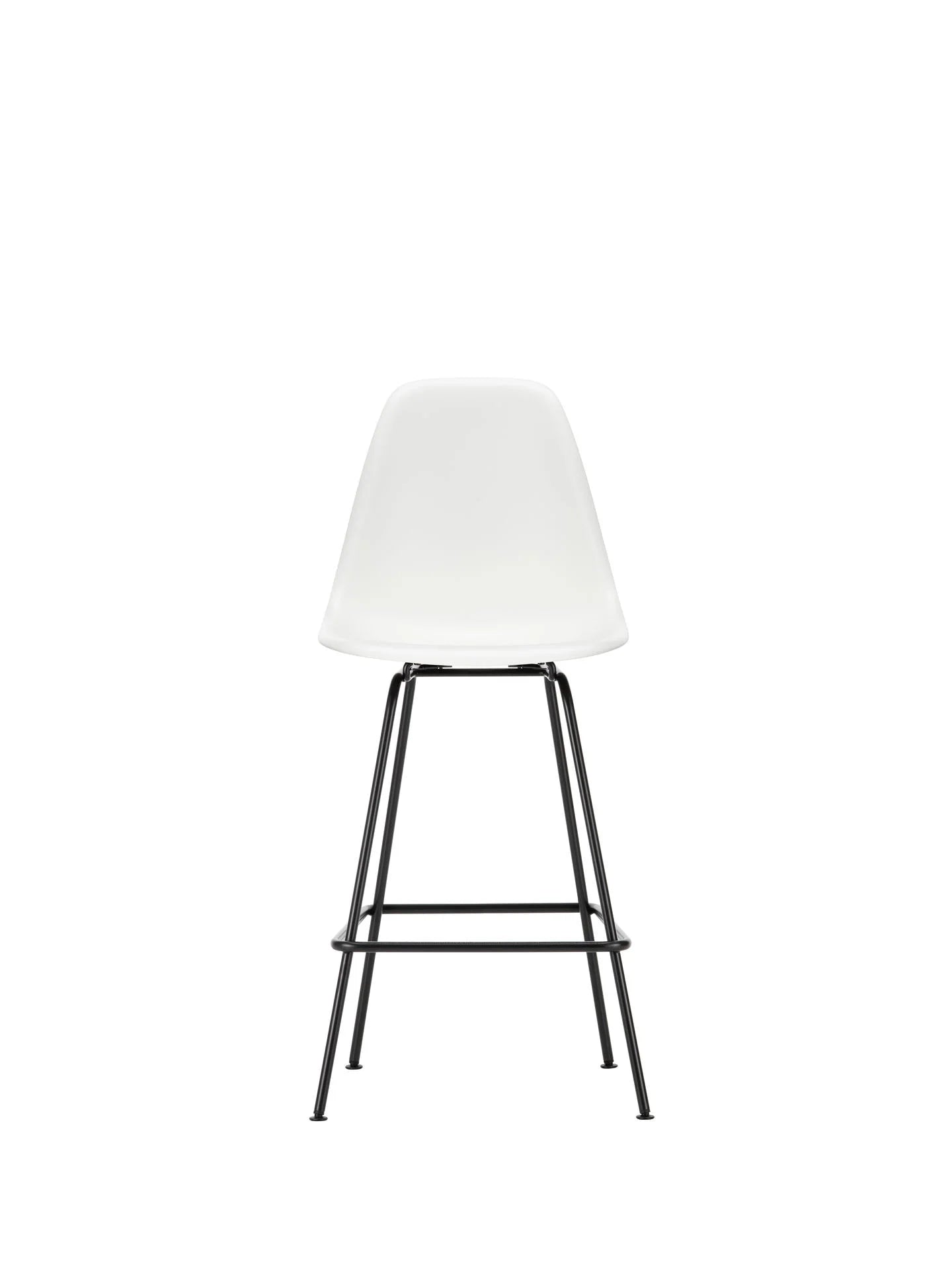 vitra Eames Plastic Stool RE medium - zwart onderstel