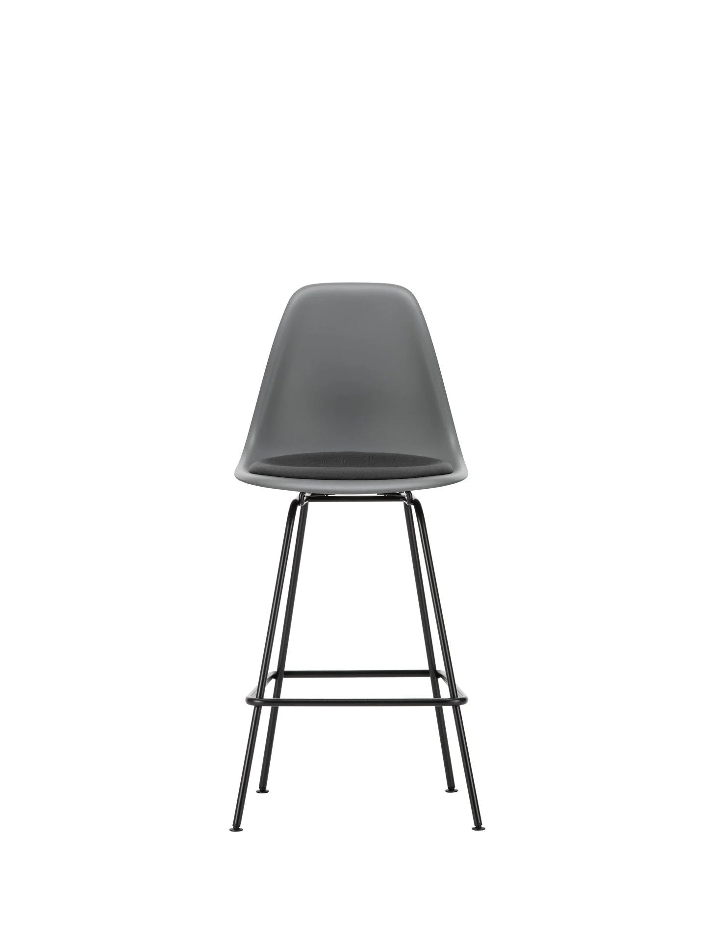 vitra Eames Plastic Stool RE medium - zwart onderstel