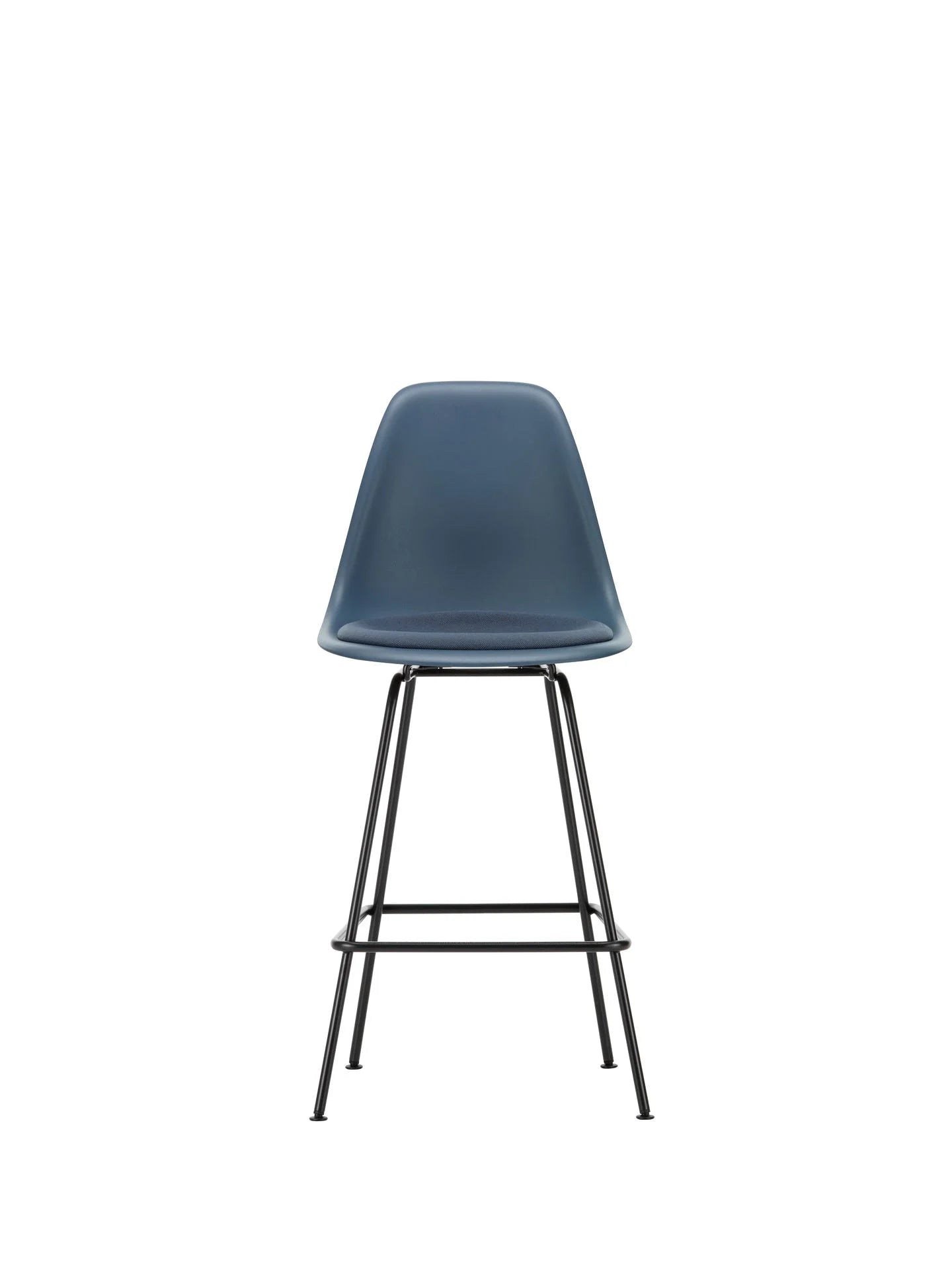 vitra Eames Plastic Stool RE medium - zwart onderstel