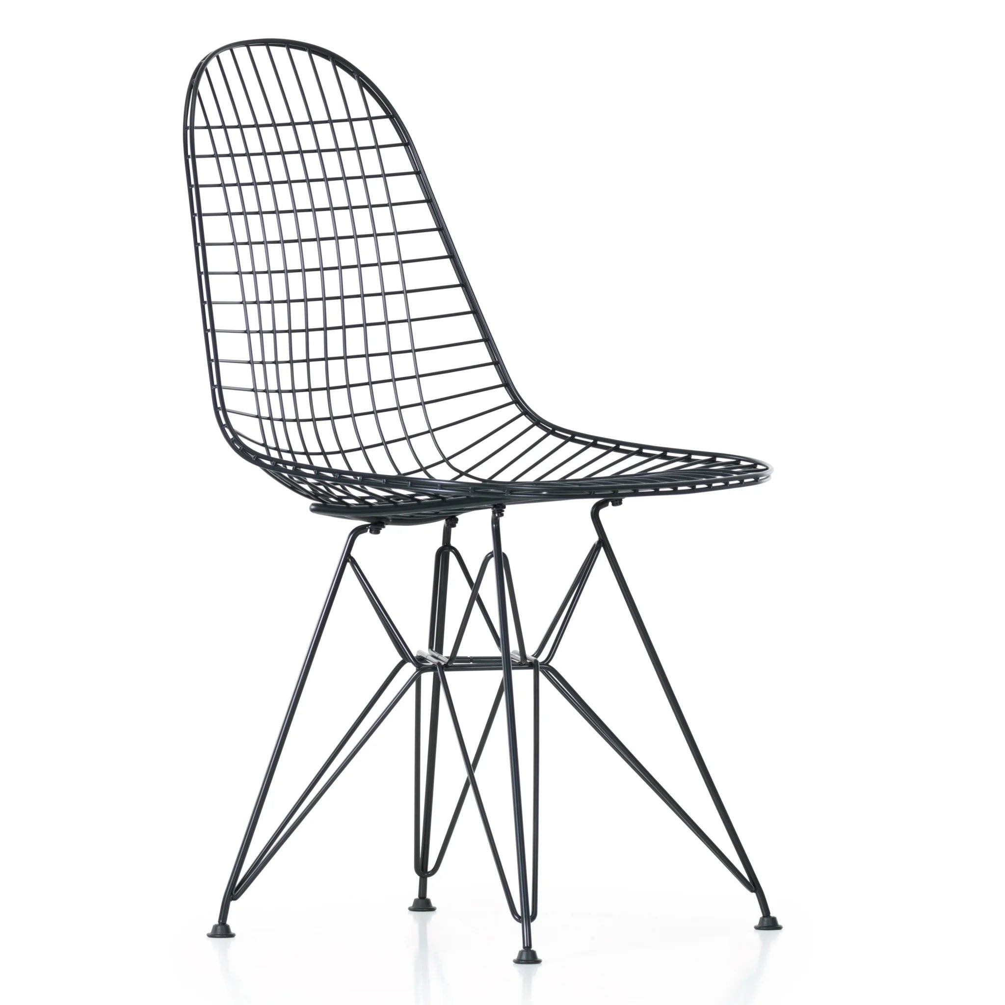 vitra Eames Wire Chair DKR - zwart
