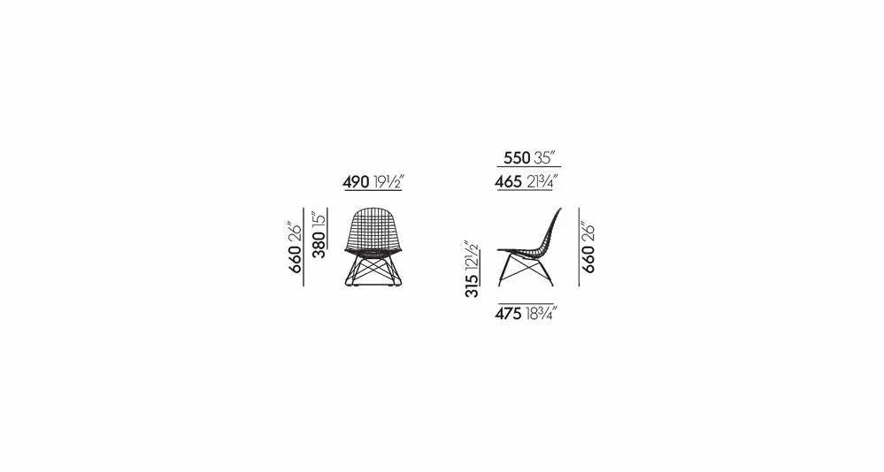 vitra Eames Wire Chair LKR
