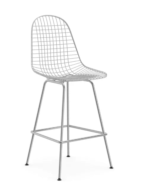 vitra Eames Wire Stool - medium - chroom