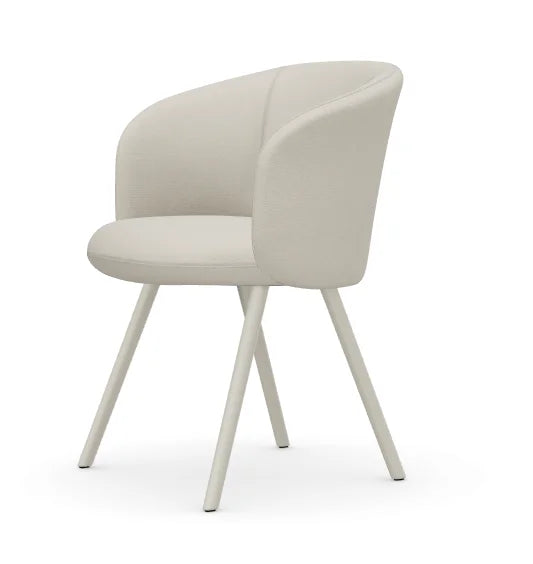 vitra Mikado Arm Chair - Credo - aluminium/chalk - Credo cream