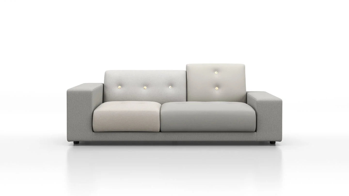 vitra Polder compact sofa - the pebble grey’s - rechts