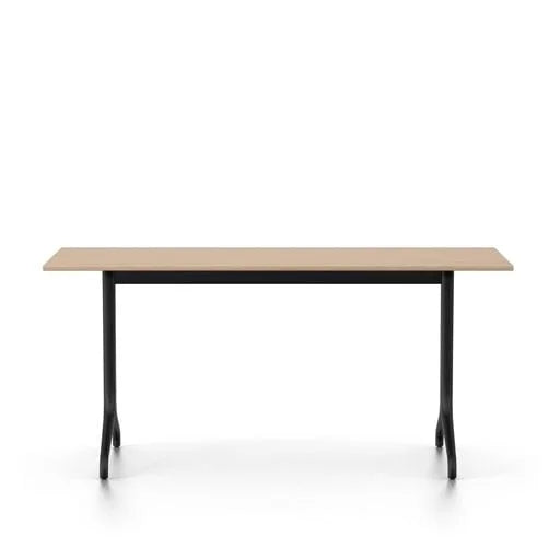 vitra tafel Belleville 75 x 160 cm. - licht eiken fineer