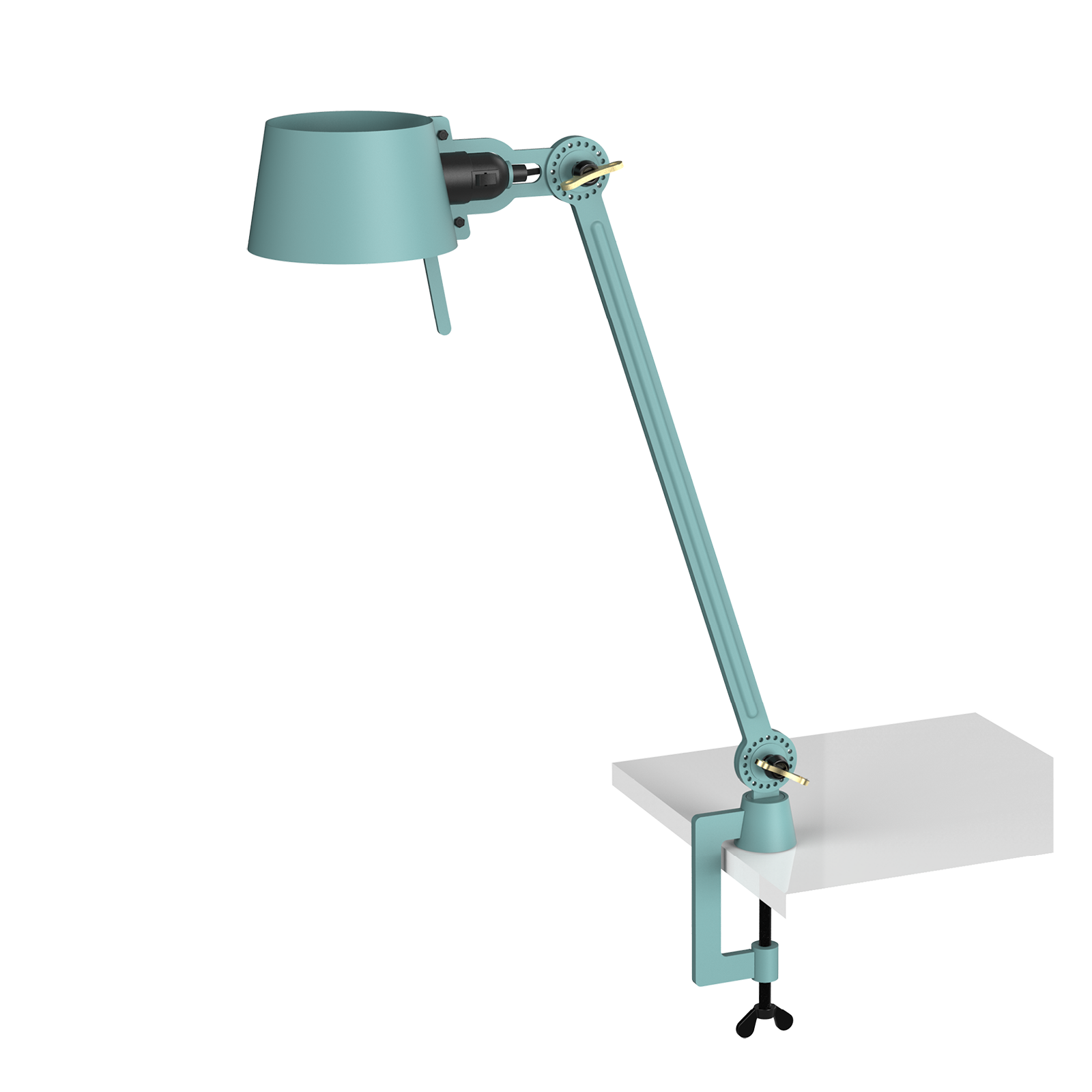 Tonone Bolt bureaulamp één arm met klem - ice blue