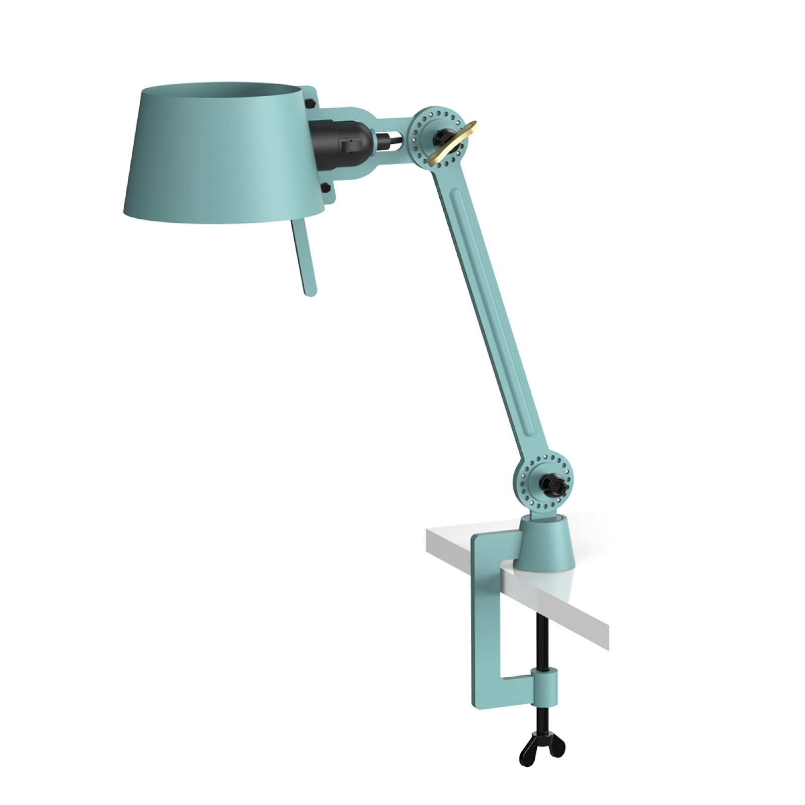 Tonone Bolt bureaulamp small één arm met klem - ice blue