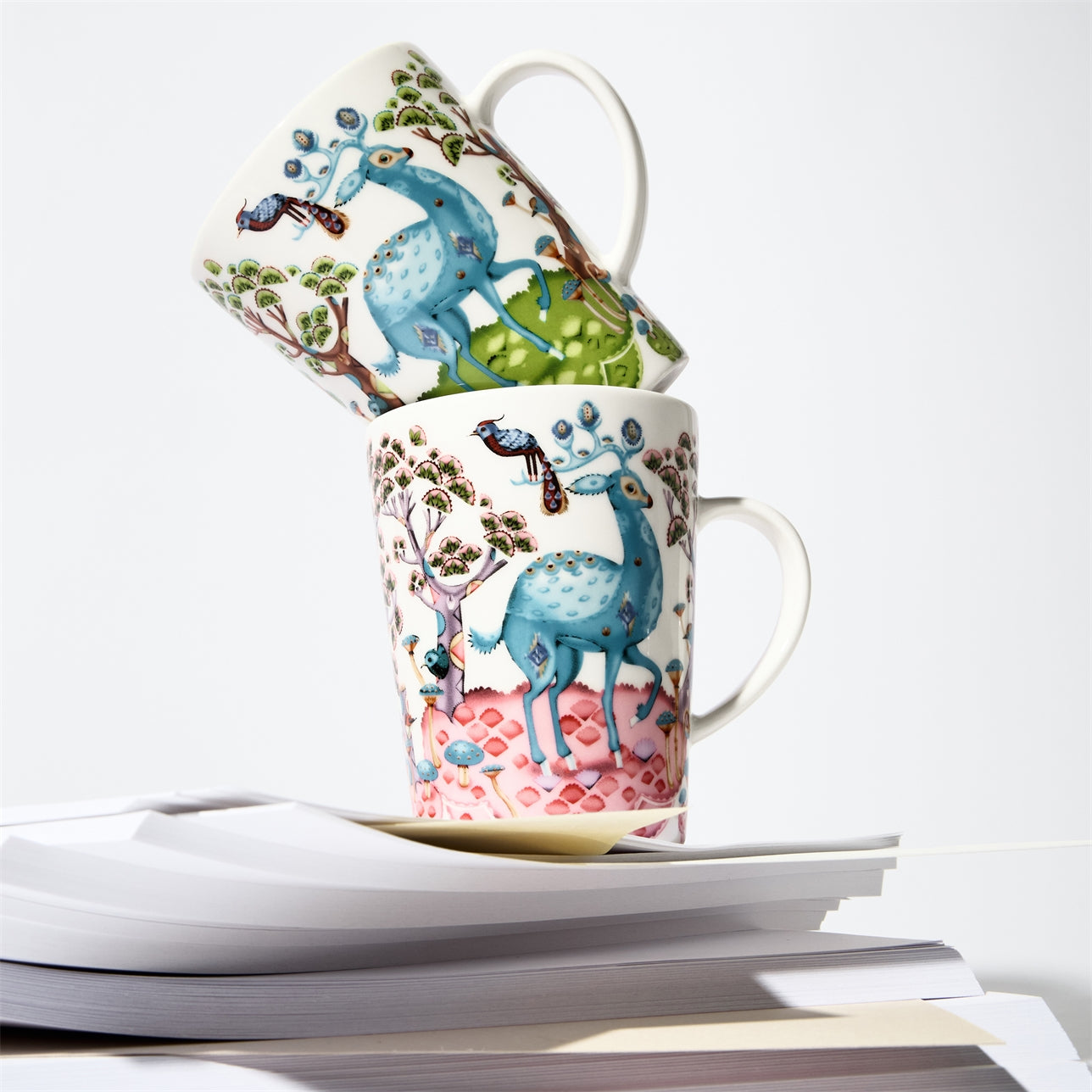 Satumetsä beker - 0,4 L Babyroze Hemelsblauw