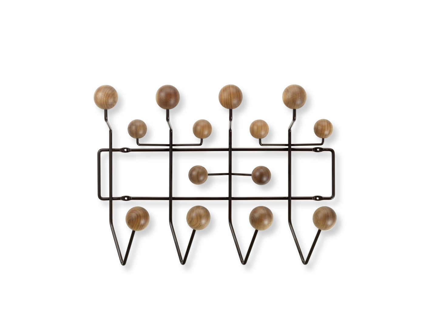 vitra Eames kapstok ’hang it all’ - notenhout