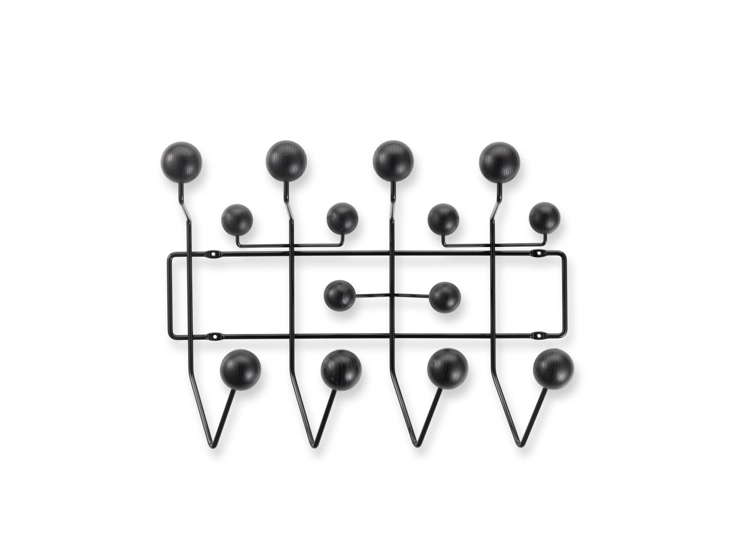 vitra Eames kapstok ’hang it all’ - essenhout zwart