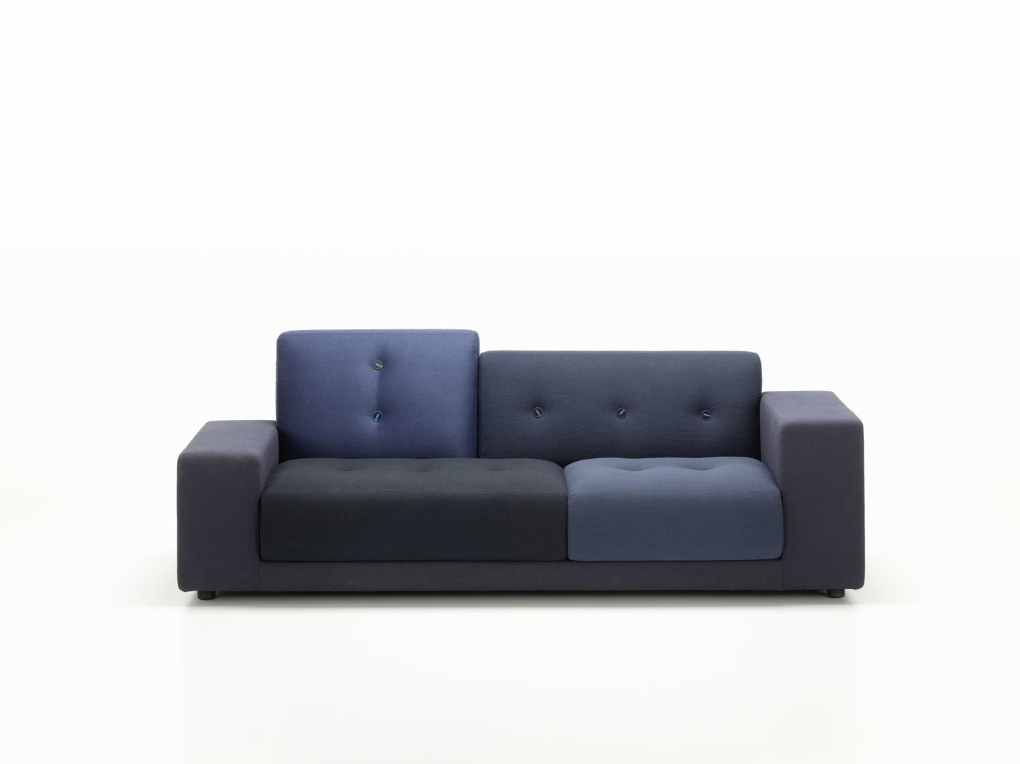 vitra Polder compact sofa - the antarctic blues - links