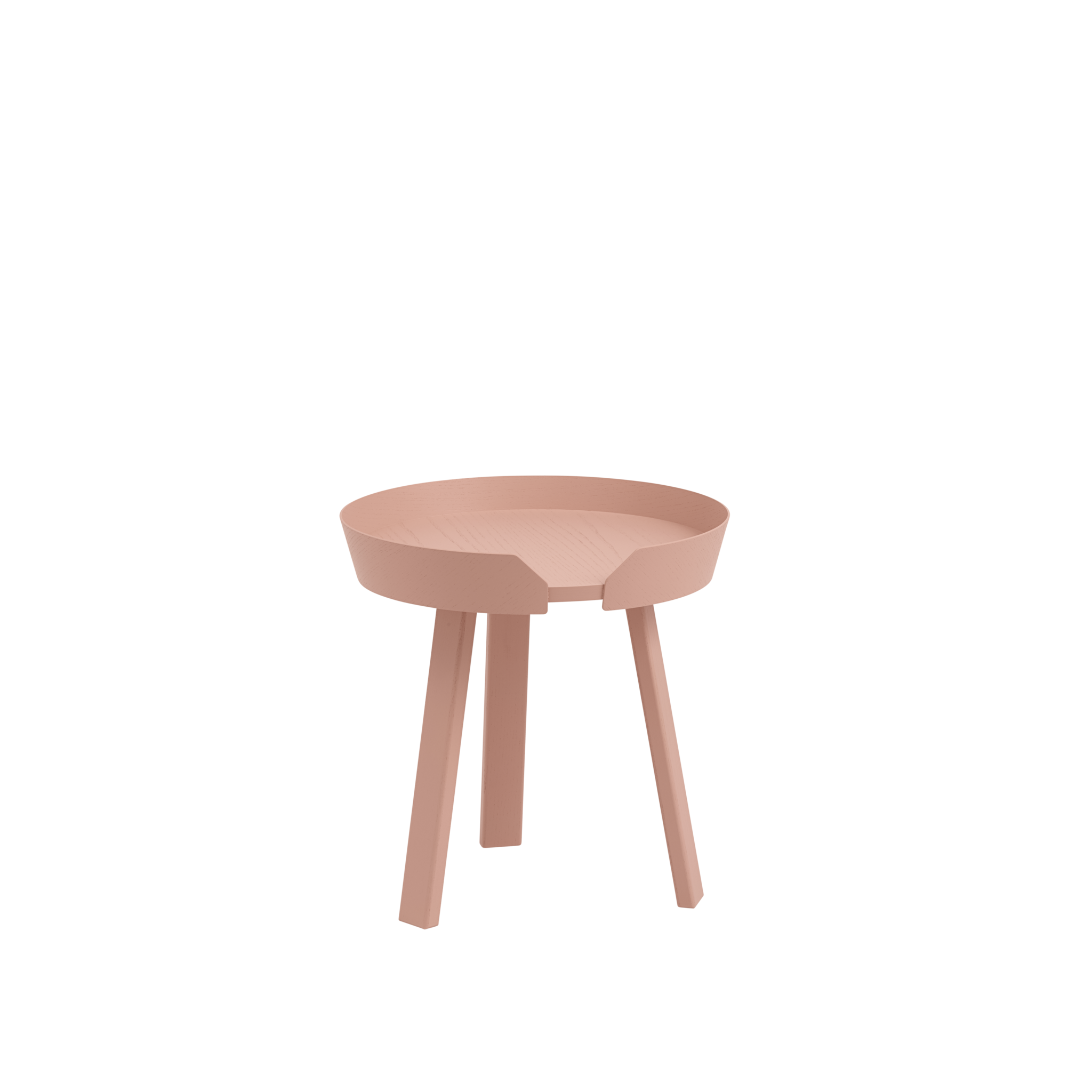 Muuto tafel Around - S - poeder roze