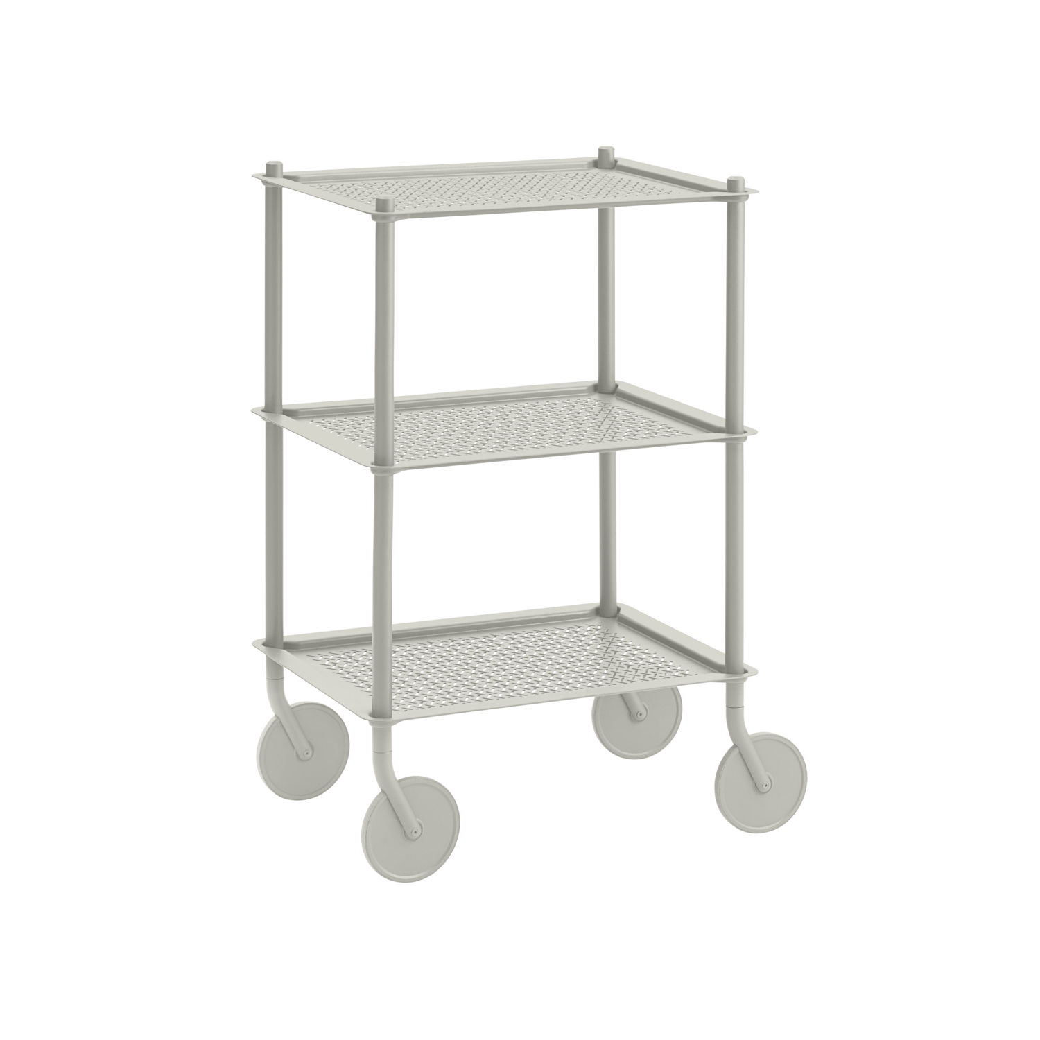 Muuto trolley Flow - grey - 3 laags