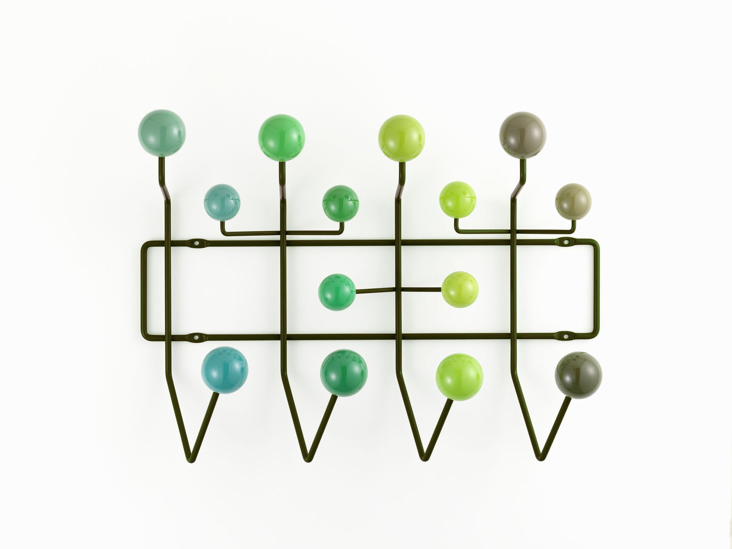 vitra Eames kapstok ’hang it all’ - groen