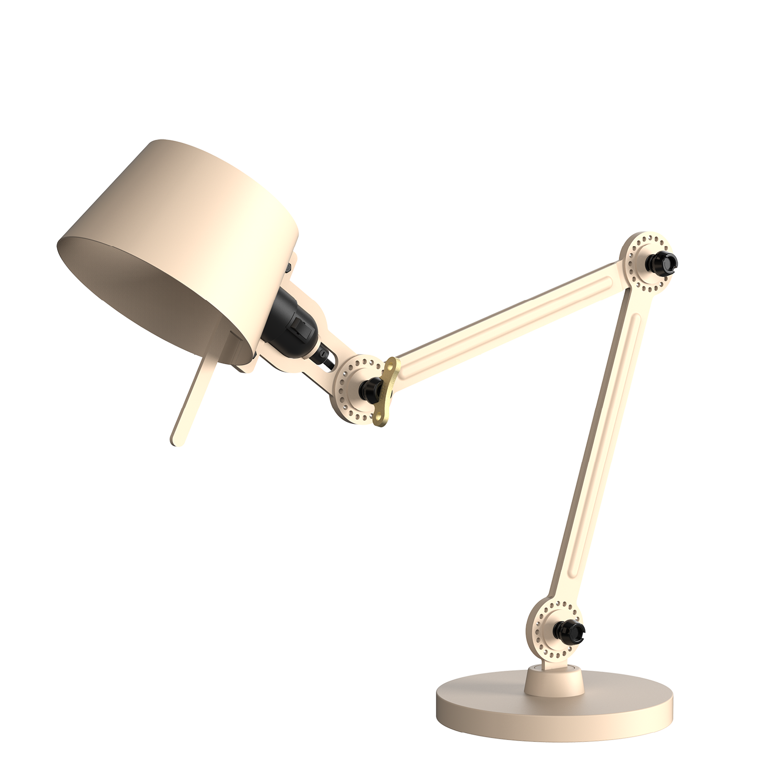 Bolt bureaulamp small twee armen op voet