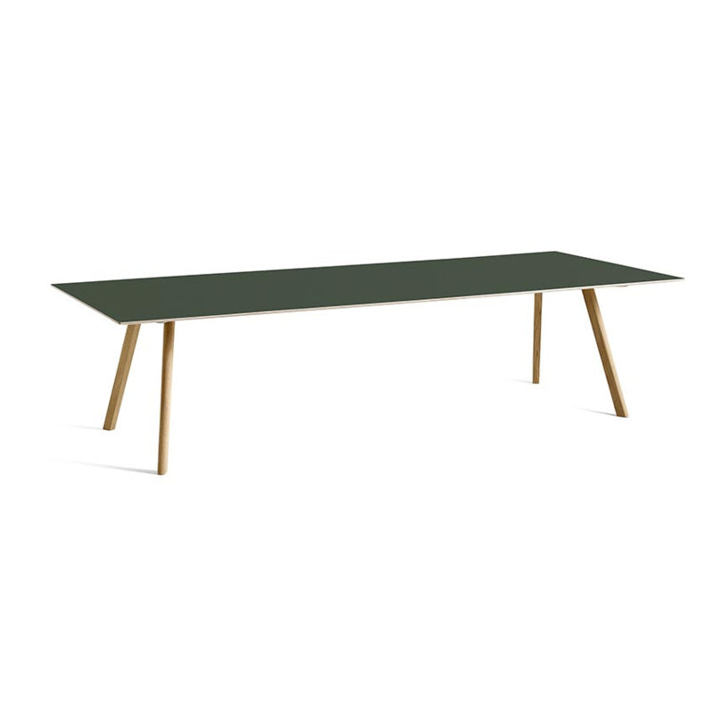 Hay Design tafel Copenhague CPH 30 - 90 x 300 cm. - groen linoleum