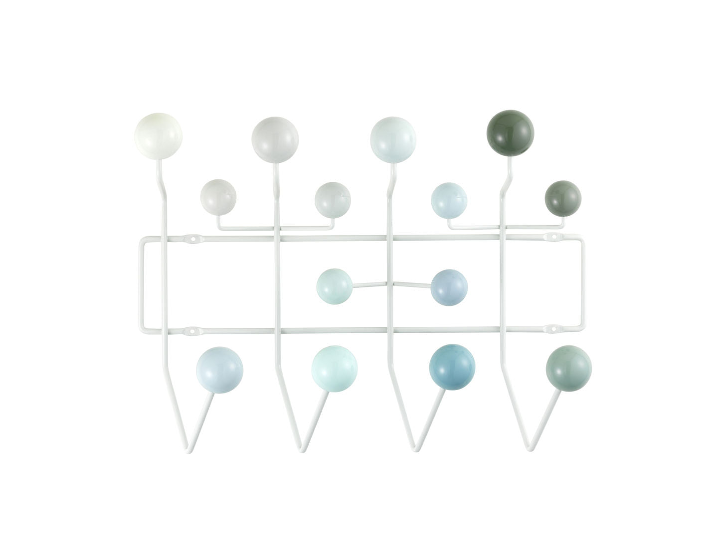 vitra Eames kapstok ’hang it all’ - wit