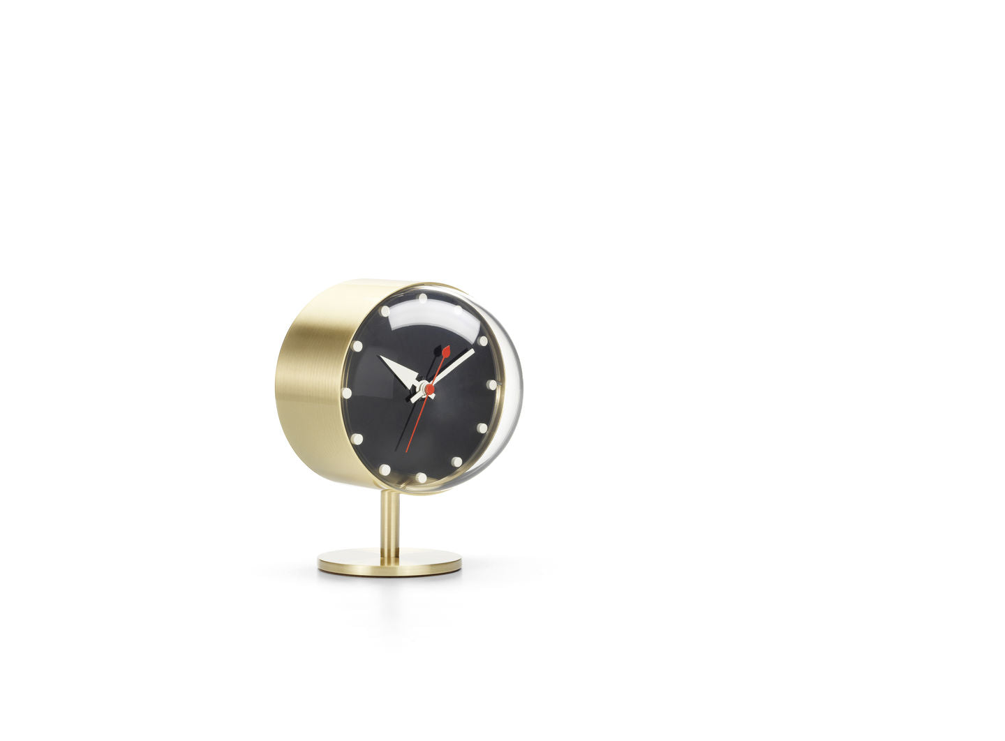 vitra Desk Clocks - Night clock messing - 14.8 x 10.7 x 10 cm.