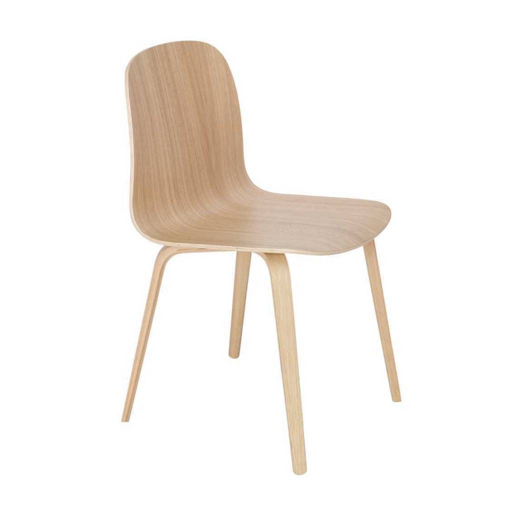 Muuto stoel Visu - wood base - eiken