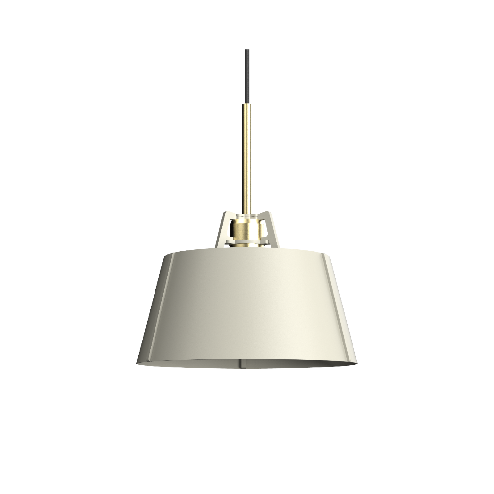 Tonone Bella hanglamp met messing fitting - ash grey