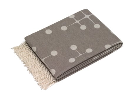 vitra Eames blanket Dot Pattern - wool - taupe